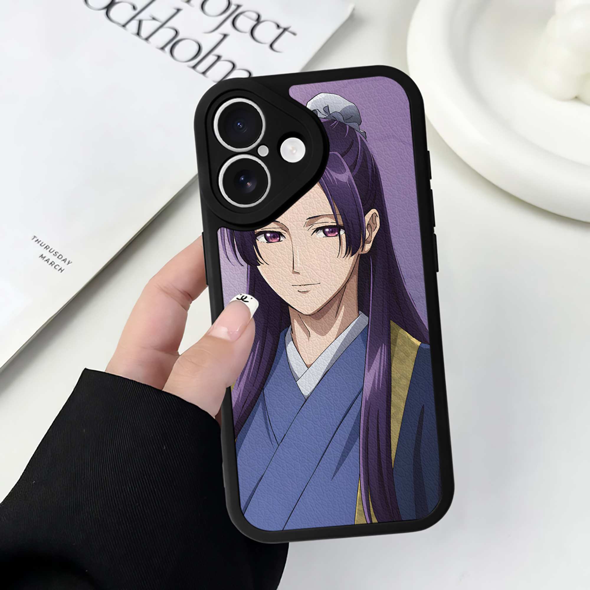 薬屋のひとりごと The Apothecary Diaries 【iPhone 16シリーズ対応】シリコンスマホケース（レザー調） 材質：シリコン